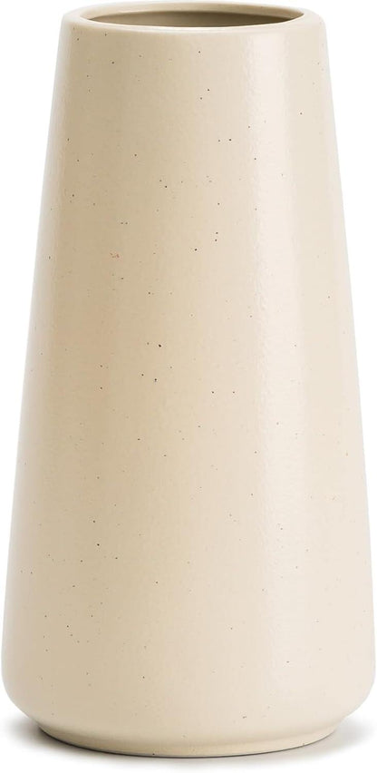 White Ceramic Flower vase, Vases for Pampas Grass