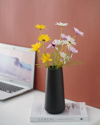 White Ceramic Flower vase, Vases for Pampas Grass
