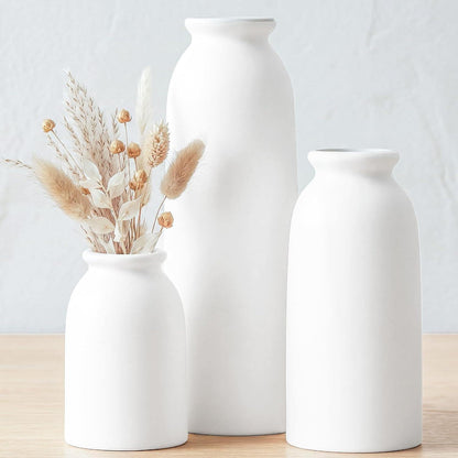 Ceramic Vases Set, Rustic Coastal Vases Home Decor
