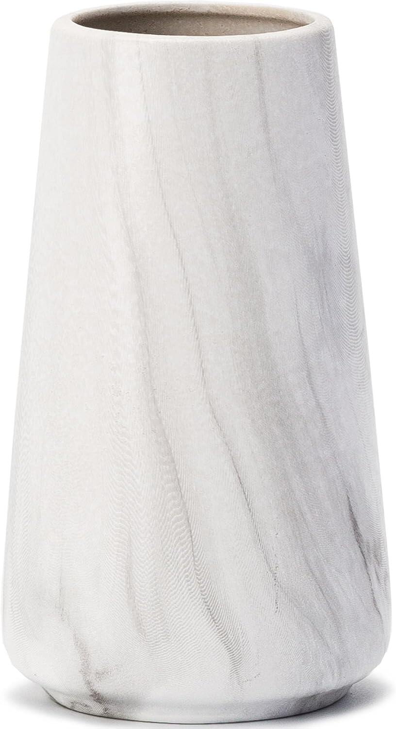 White Ceramic Flower vase, Vases for Pampas Grass