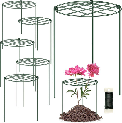 Peony Cages and Supports Grow Through Plant Supports