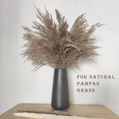 White Ceramic Flower vase, Vases for Pampas Grass