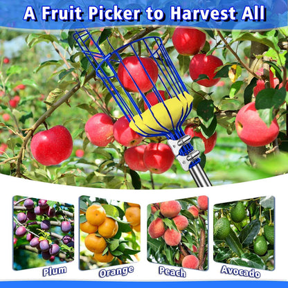Fruit Picker Pole Adjustable Fruits Picker Tool