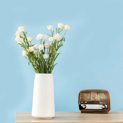 White Ceramic Flower vase, Vases for Pampas Grass