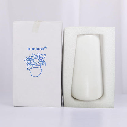 White Ceramic Flower vase, Vases for Pampas Grass