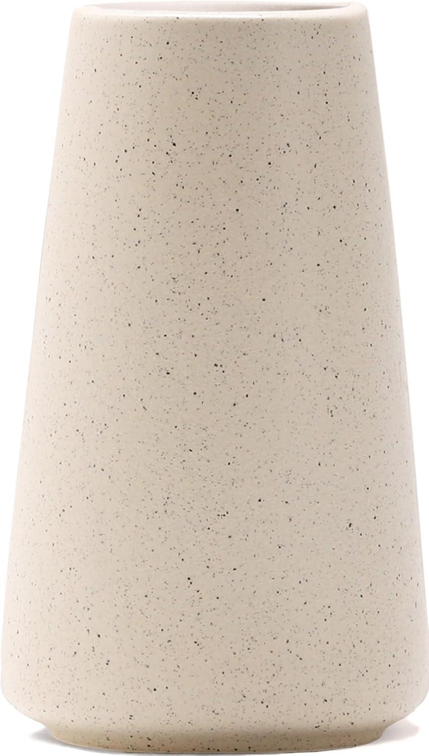 White Ceramic Flower vase, Vases for Pampas Grass