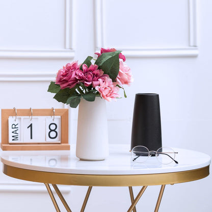 White Ceramic Flower vase, Vases for Pampas Grass