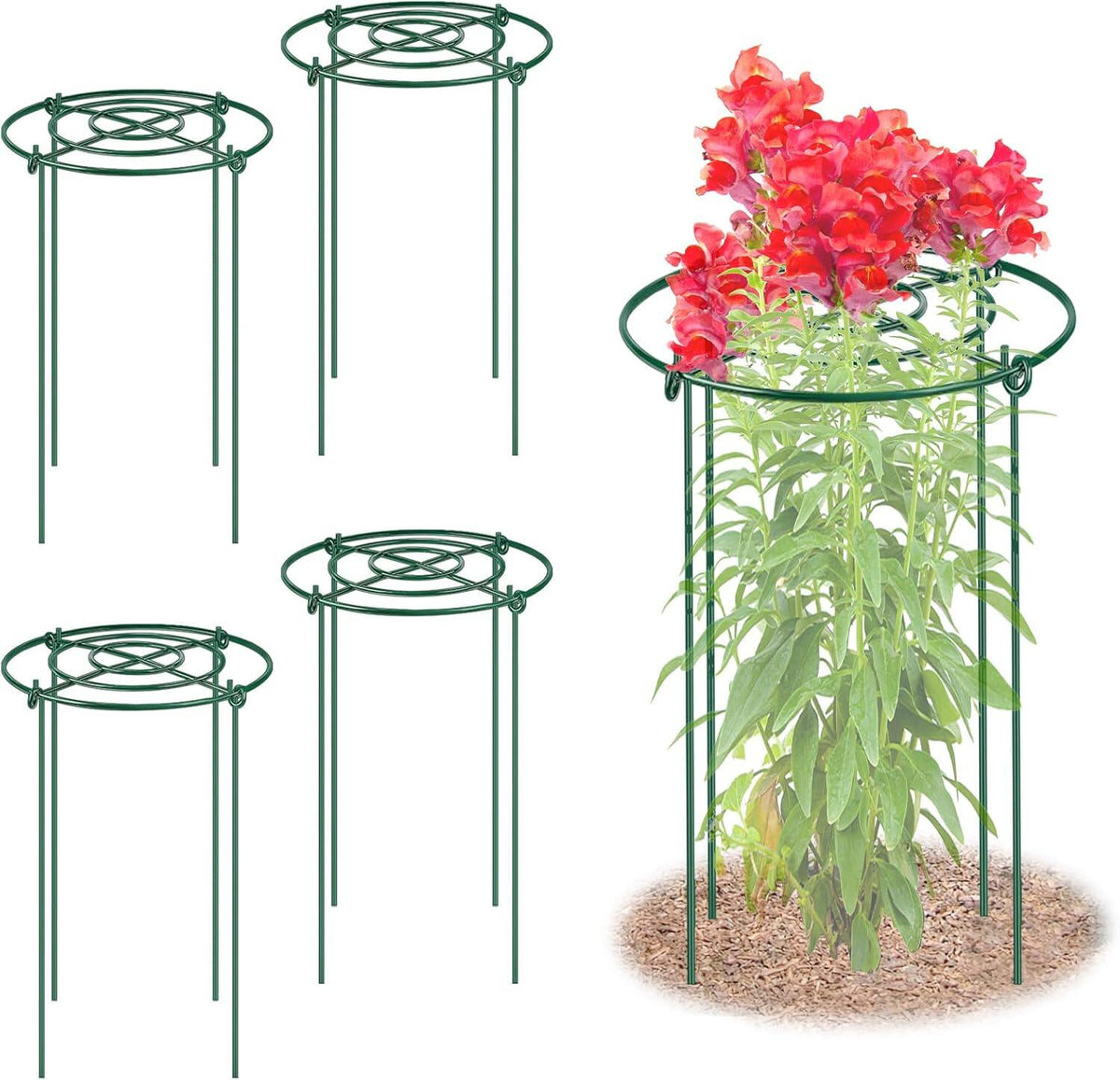 Peony Cages and Supports, Plant Supports for Outdoor Plants