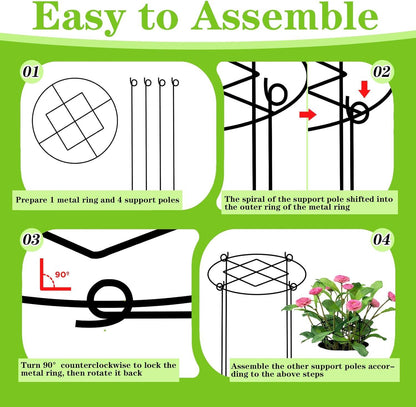 Peony Cages and Supports, Heavy Duty Metal Plant Support