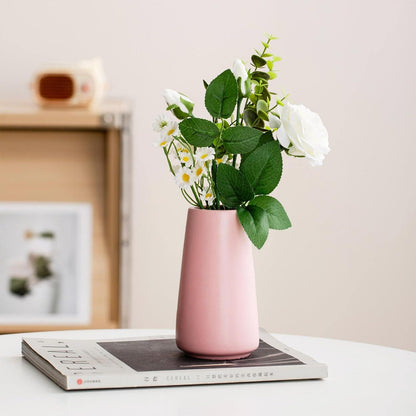 White Ceramic Flower vase, Vases for Pampas Grass