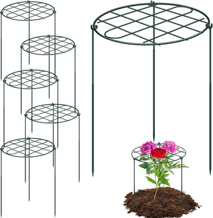 Peony Cages and Supports Grow Through Plant Supports