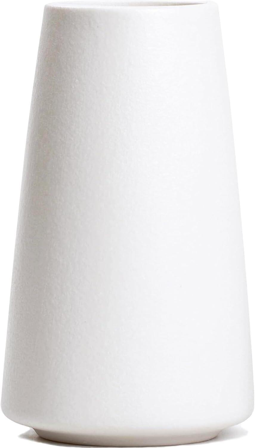 White Ceramic Flower vase, Vases for Pampas Grass